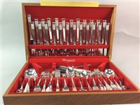 Lot 177 - A SILVER PLATED CANTEEN OF CUTLERY