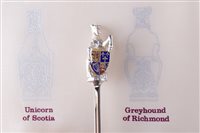 Lot 876 - THE QUEEN'S BEASTS SILVER SPOONS