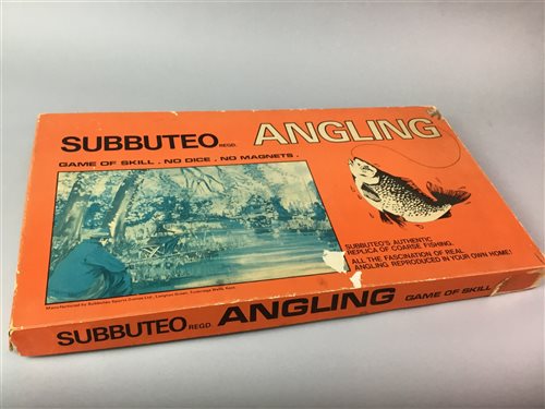 Lot 54 - A VINTAGE SUBBUTEO ANGLING GAME