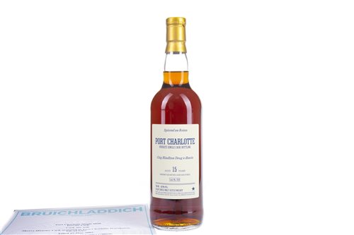 Lot 77 - PORT CHARLOTTE PRIVATE CASK AGED 15 YEARS