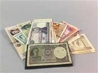 Lot 267 - A 1948 ONE RUPEE BANK NOTE AND OTHER BANK NOTES