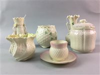 Lot 269 - A LOT OF BELLEEK CERAMICS INCLUDING A PART TEA SERVICE