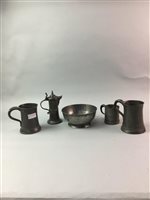 Lot 279 - A LOT OF EARLY 20TH CENTURY PEWTER