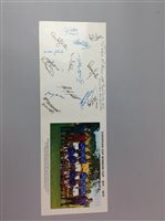 Lot 339 - RANGERS F.C. INTEREST - A RANGERS F.C. EUROPEAN CUP WINNERS CUP SIGNED TEAM SHEET