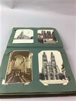 Lot 12 - A LOT OF TWO EARLY 20TH CENTURY POSTCARD ALBUMS