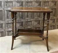 Lot 66 - A LATE VICTORIAN OBLONG OCCASIONAL TABLE