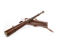 Lot 1440 - SCOUT REGIMENT TELESCOPE WITH A LATER TRIPOD