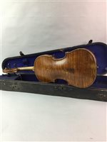 Lot 53 - A 19TH CENTURY FRENCH VIOLIN
