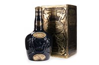 Lot 440 - ROYAL SALUTE 21 YEARS OLD SAPPHIRE DECANTER - ONE LITRE