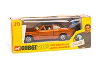 Lot 1729 - A BOXED CORGI MODEL OF A FORD CORTINA GXL CAR