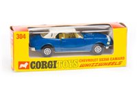 Lot 1727 - A BOXED CORGI MODEL OF A CHEVROLET SS350 CAMARO CAR