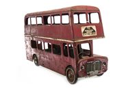 Lot 1699 - A TRI-ANG LONDON DOUBLE DECKER BUS ALONG WITH A TRI-AG FIRE SERVICE TRUCK
