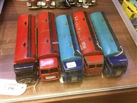 Lot 1701 - A DINKY SUPERTOYS FODEN 'REGENT' TANKER AND FOUR OTHER MODEL VEHICLES