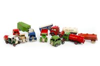 Lot 1720 - A TRI-ANG COUNTY FARMERS LTD GREEN MODEL TRUCK AND OTHER MODEL VEHICLES
