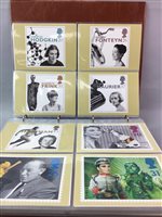 Lot 122 - A LOT OF FIVE ALBUMS OF PHILATELIC POSTCARDS
