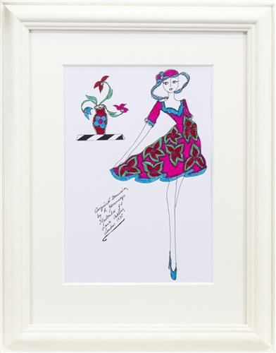 Lot 602 - AN ORIGINAL ILLUSTRATION FOR LAURA ASHLEY, BY ROZ JENNINGS