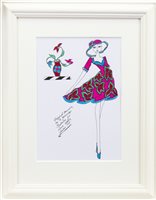 Lot 602 - AN ORIGINAL ILLUSTRATION FOR LAURA ASHLEY, BY ROZ JENNINGS