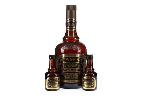 Lot 31 - BOWMORE AGED 12 YEARS - 75CL & TWO MINIATURES