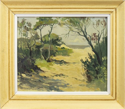 Lot 711 - DUNES, AN OIL BY ERIC HUNTLEY