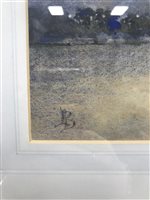 Lot 189 - A WATERCOLOUR, FRAMED AND UNDER GLASS