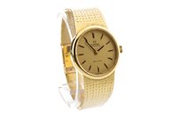 Lot 784 - A LADY'S OMEGA GOLD AUTOMATIC WATCH