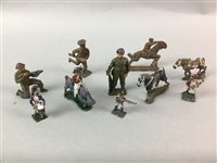 Lot 267 - A LOT OF LEAD PAINTED FIGURES