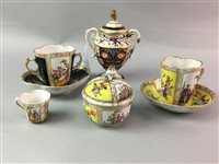 Lot 229 - A COLLECTION OF DRESDEN AND OTHER CONTINENTAL PORCELAIN