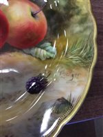 Lot 1242 - A LOT OF TWO ROYAL WORCESTER PLATES