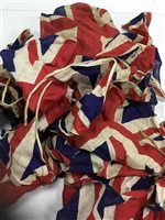 Lot 248 - A UNION FLAG AND BUNTING FLAGS