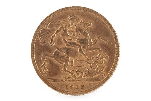 Lot 501 - A GOLD SOVEREIGN, 1912