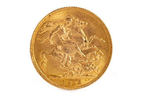Lot 502 - A GOLD SOVEREIGN, 1913