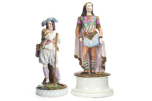 Lot 1246 - A LOT OF TWO CONTINENTAL FIGURES