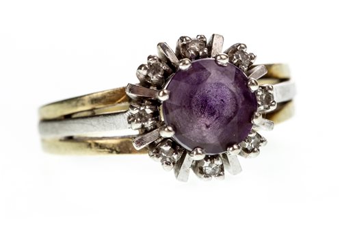 Lot 9 - A GEM AND DIAMOND RING