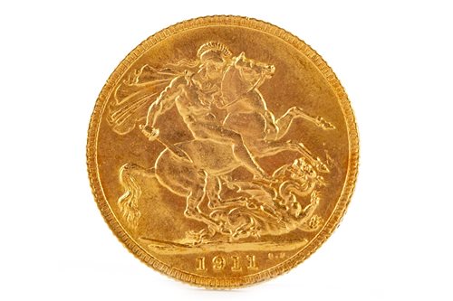 Lot 523 - A GOLD SOVEREIGN, 1911