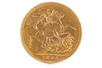 Lot 530 - A GOLD SOVEREIGN, 1894