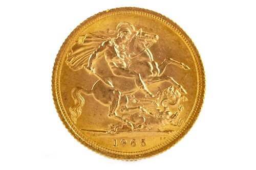 Lot 532 - A GOLD SOVEREIGN, 1965