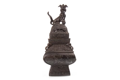 Lot 903 - AN EARLY 20TH CENTURY CHINESE BRONZE CENSER