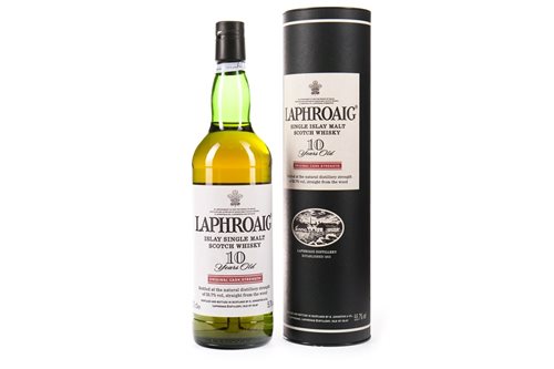 Lot 45 - LAPHROAIG CASK STRENGTH 10 YEARS OLD