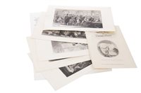Lot 481 - INTERESTING LOT OF VARIOUS PRINTS AND WATERCOLOURS