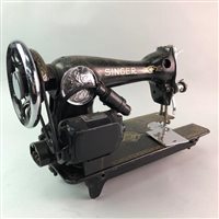 Lot 20 - A LOT OF TWO SINGER SEWING MACHINES