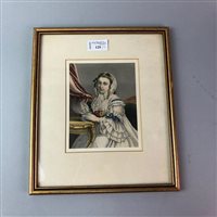 Lot 129 - A LOT OF FIVE HAND-COLOURED ENGRAVINGS
