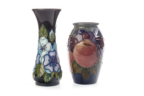 Lot 1201 - A LOT OF TWO MOORCROFT VASES