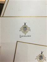 Lot 188 - A LOT OF VARIOUS PLAYING CARDS WITH MILITARY INSIGNIA AND VICTORIAN MENUS