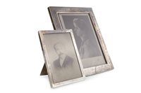 Lot 817 - A GEORGE V SILVER FRAME AND ANOTHER