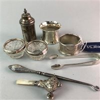 Lot 271 - A LOT OF SILVER TABLE WARE