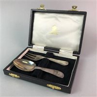 Lot 283 - A MAPPIN & WEBB SILVER SPOON AND FORK