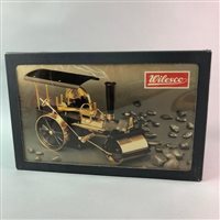 Lot 288 - A WILESCO STEAM ROLLER TRACTION ENGINE AND OTHER MODEL VEHICLES