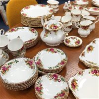 Lot 313 - A ROYAL ALBERT OLD COUNTRY ROSES DINNER SERVICE AND ANOTHER TEA SET