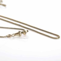 Lot 138 - NINE CARAT GOLD BELCHER CHAIN hallmarked,...