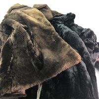 Lot 326 - A LOT OF THREE FUR COATS AND A STOLE